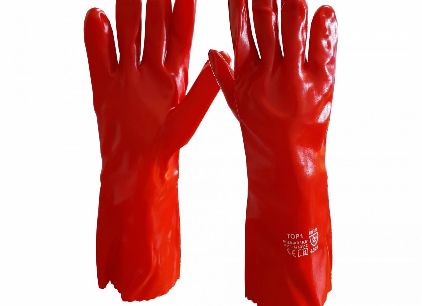 Rękawice M-GLOVE Kwasoodporne PCV 35cm